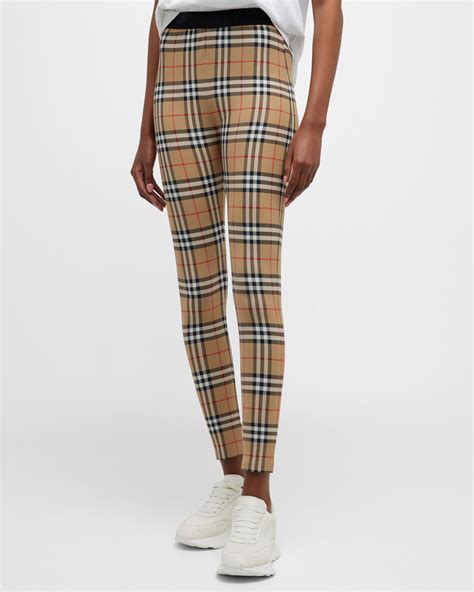 burberry check leggings|burberry jogging pants for women.